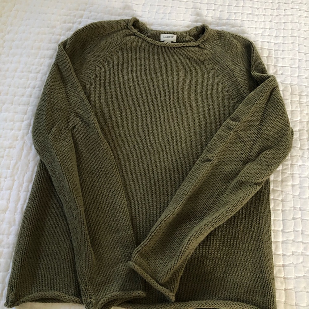J. Crew Factory Olive Green Sweater